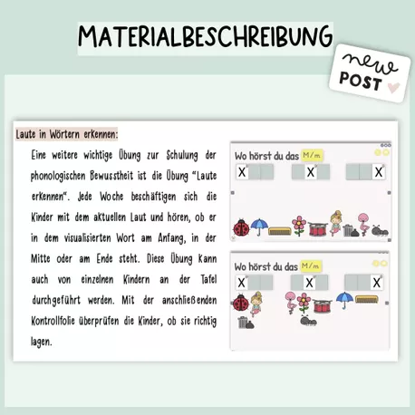 Bild in der Beschreibung des Unterrichtsmaterials Interaktive Buchstabeneinführung - ABC, Laute & Silben für Klasse 1 von Freulein Hygge #6