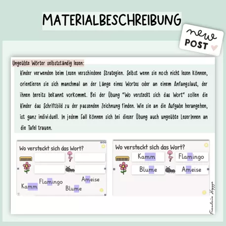 Bild in der Beschreibung des Unterrichtsmaterials Interaktive Buchstabeneinführung - ABC, Laute & Silben für Klasse 1 von Freulein Hygge #7