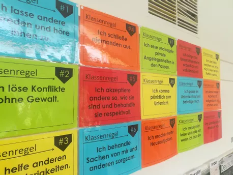 Bild in der Beschreibung des Unterrichtsmaterials Klassenregeln Poster Zielkarten Wimpel FrauCuppaTea von FrauCuppaTea #2