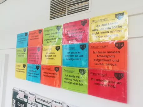 Bild in der Beschreibung des Unterrichtsmaterials Klassenregeln Poster Zielkarten Wimpel FrauCuppaTea von FrauCuppaTea #3