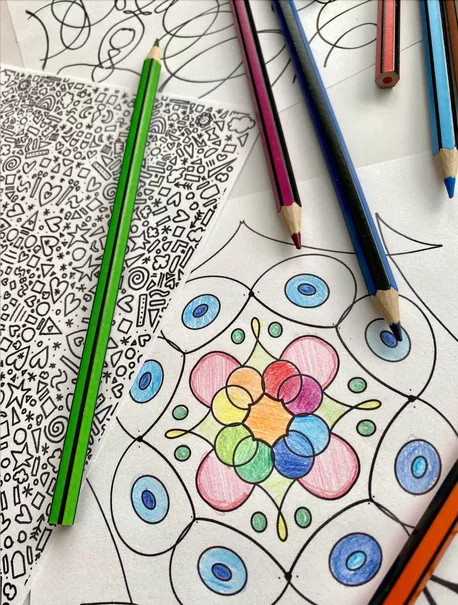 Bild in der Beschreibung des Unterrichtsmaterials Schöne Mandalas - Wachsendes Materialpaket 1 #Edukiknaller2021 von Quirlidoodle #2