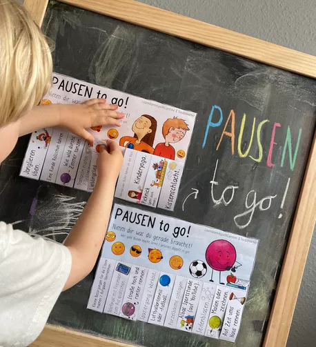 Bild in der Beschreibung des Unterrichtsmaterials Pausen to go! - Distanzlernen / Homeschooling Freebie von Doodleteacher #1