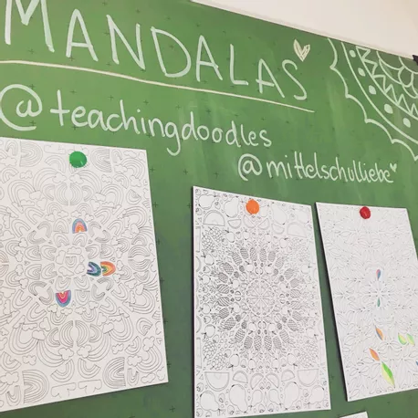 Bild in der Beschreibung des Unterrichtsmaterials Tolle und witzige Mandalas - #Edukiknaller2021 Wachsendes Materialpaket 2 von Quirlidoodle #4