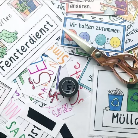 Bild in der Beschreibung des Unterrichtsmaterials Klassenlehrer 👩🏼🏫 XXL Paket (Klasse 1-6) / Klassenlehrerin von Doodleteacher #2