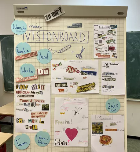 Bild in der Beschreibung des Unterrichtsmaterials Mein Visionboard - Sketchnotes (+ Varianten) von Doodleteacher #1