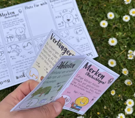 Bild in der Beschreibung des Unterrichtsmaterials FRESCH Rechtschreibung - Minibuch für die Schule / zu Hause von Doodleteacher #1
