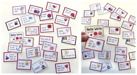 Bild in der Beschreibung des Unterrichtsmaterials Love, Romance and Affection - 40 Stop and Swap Cards von Doodleteacher #1