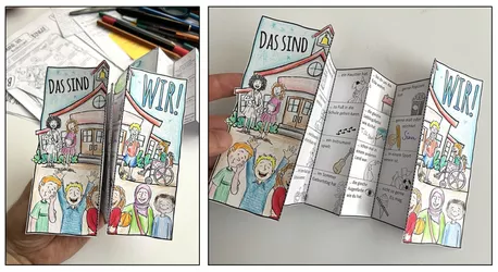 Bild in der Beschreibung des Unterrichtsmaterials Kennenlernen mit einem Bingo (Klasse 3-6) Spiel Kennenlernspiel von Doodleteacher #2