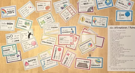 Bild in der Beschreibung des Unterrichtsmaterials 30 🌈 Affirmationen / Mutmacher - Wachstumsdenken / Growth Mindset von Doodleteacher #2