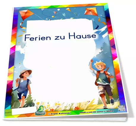 Bild in der Beschreibung des Unterrichtsmaterials Sommer - Abschreibübung "Ferien zu Hause" in 4 Schul - Druckschriften und in 2 Schwierigkeitsstufen (D-A-CH) von Stolpersteine #16