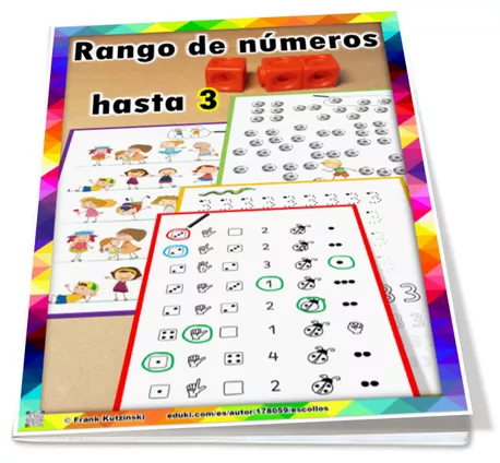 Bild in der Beschreibung des Unterrichtsmaterials Rango de números hasta 3 von Escollos #2