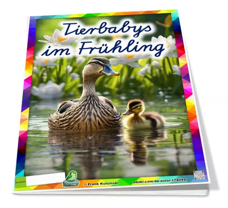 Bild in der Beschreibung des Unterrichtsmaterials Frühling - Abschreibübung "Neue Tierbabys" in Schulausgangsschrift von Stolpersteine #19
