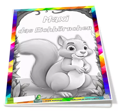Bild in der Beschreibung des Unterrichtsmaterials Herbst Abschreibübung "Eichhörnchen sammelt Wintervorräte" in 4 Schul - Druckschriften (D-A-CH) von Stolpersteine #16