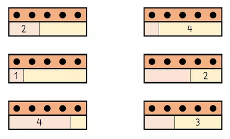 Bild in der Beschreibung des Unterrichtsmaterials De la décomposition des nombres à l’addition et à la soustraction jusqu’à 5 von Obstacles #1