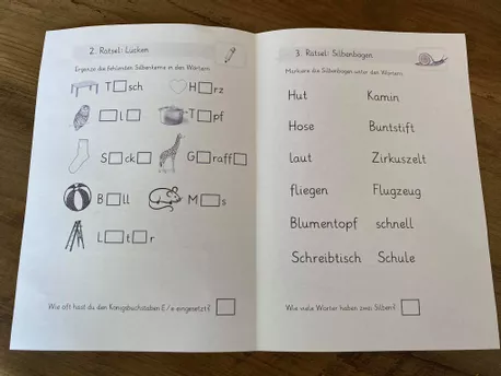 Bild in der Beschreibung des Unterrichtsmaterials Escape Room: Silben und Nomen (Kl. 2 + 3) inkl. Lösungen von Miss Black #2