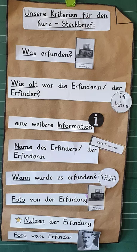 Bild in der Beschreibung des Unterrichtsmaterials Erfindungen & Erfinder - großes Materialpaket - Klasse 3/4 von Reflehrin #2
