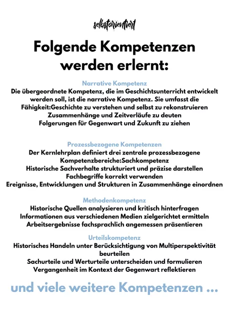 Bild in der Beschreibung des Unterrichtsmaterials Kernlehrplan Geschichte in der Sekundarstufe I von selbstorientiert #1