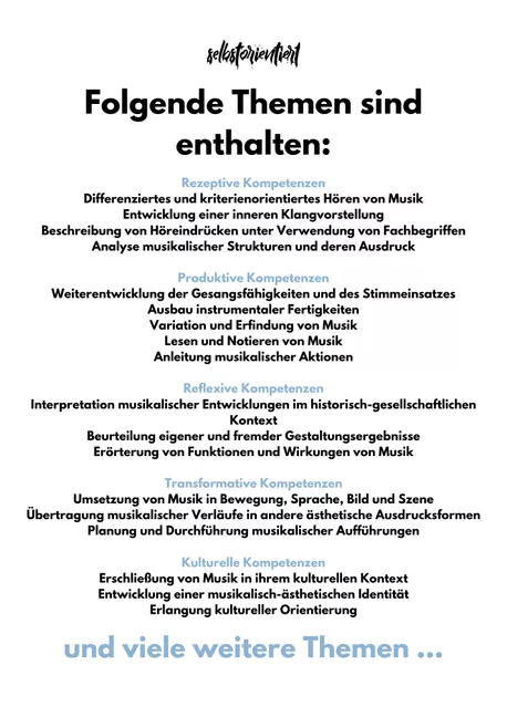Bild in der Beschreibung des Unterrichtsmaterials Kernlehrplan Musik in der Sekundarstufe I von selbstorientiert #1