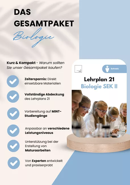 Bild in der Beschreibung des Unterrichtsmaterials Lehrplan 21 Biologie in der Sekundarstufe II - Schweiz Matura Vorbereitung von selbstorientiert #1