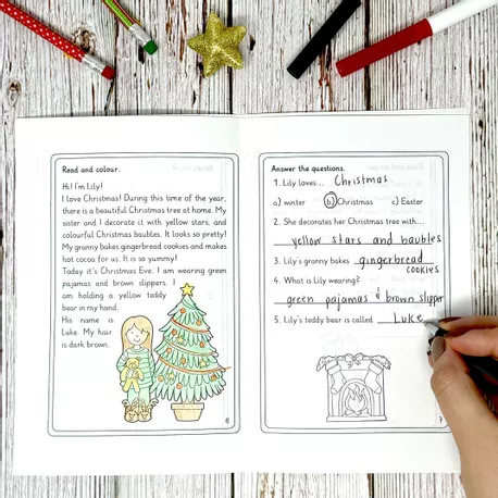 Bild in der Beschreibung des Unterrichtsmaterials My Christmas Booklet - cuaderno de actividades (inglés) von Brighter Day Classroom #2