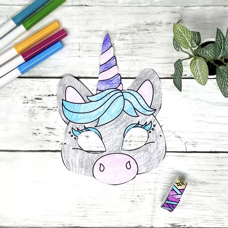 Bild in der Beschreibung des Unterrichtsmaterials Fasching / Karneval: Masken und Armbänder; Bastelvorlagen von Brighter Day Classroom #1