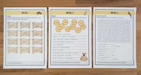 Bild in der Beschreibung des Unterrichtsmaterials Escape Room Deutsch Klasse 5/6 – Satzglieder bestimmen und üben von Brighter Day Classroom #2