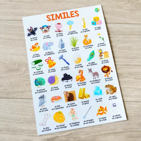 Bild in der Beschreibung des Unterrichtsmaterials Similes 7in1 von Language Stuff #7