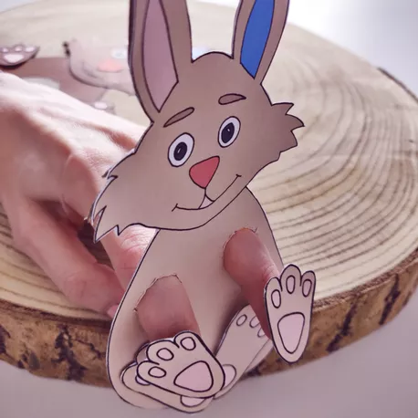 Bild in der Beschreibung des Unterrichtsmaterials Der Hase mit der roten Nase - differenziertes Übungsheft (Klasse 1|2) von papillionis #1