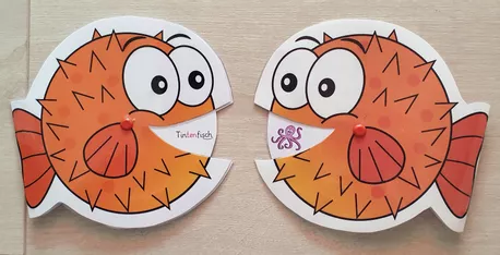 Bild in der Beschreibung des Unterrichtsmaterials Lesekugelfisch mit "Sch sch" - Wörtern (GS farbig) von smilematerial #1