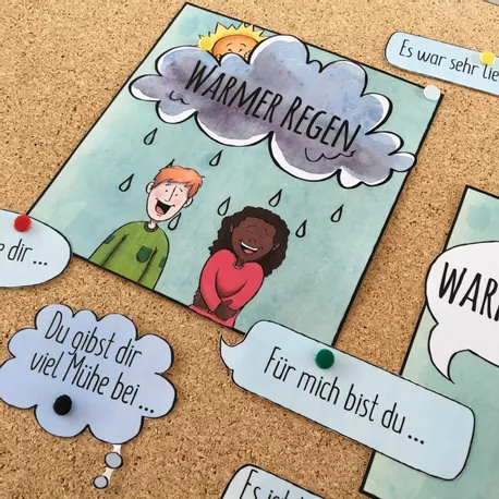 Bild in der Beschreibung des Unterrichtsmaterials Warm Shower / Rain / Compliments - PAKET von Doodleteacher #3