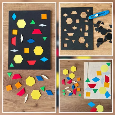 Bild in der Beschreibung des Unterrichtsmaterials Klettmappen Formen - Erarbeitung der Bild-zu-Bild-Zuordnung von lebendiges lernen #1