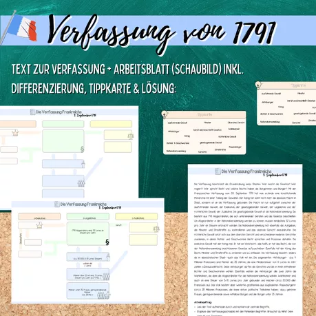 Bild in der Beschreibung des Unterrichtsmaterials Materialpaket: Die Französische Verfassung von 1791 von Mme_Sie #3