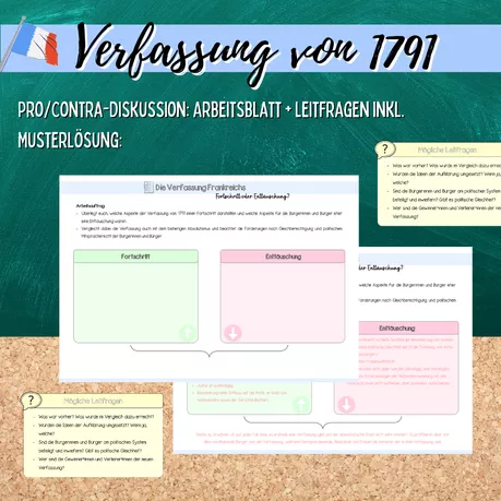 Bild in der Beschreibung des Unterrichtsmaterials Materialpaket: Die Französische Verfassung von 1791 von Mme_Sie #4