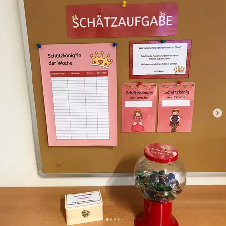 Bild in der Beschreibung des Unterrichtsmaterials Schätzaufgabe - Schätzglas von Klassentraum(1) #1