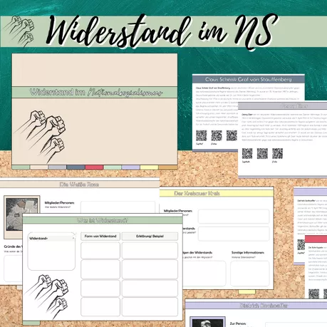 Bild in der Beschreibung des Unterrichtsmaterials Materialpaket: Widerstand im Nationalsozialismus von Mme_Sie #1