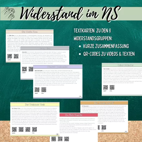 Bild in der Beschreibung des Unterrichtsmaterials Materialpaket: Widerstand im Nationalsozialismus von Mme_Sie #3