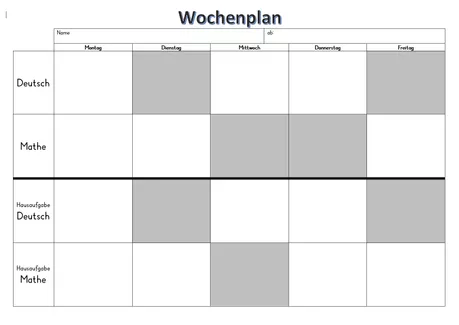 Bild in der Beschreibung des Unterrichtsmaterials Wochenplan Inklusion (docx) von Stolpersteine #2