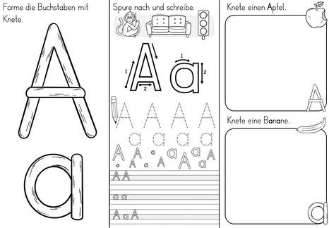 Bild in der Beschreibung des Unterrichtsmaterials Komplettpaket - Zahlen & Buchstaben einführen und kneten im Anfangsunterricht von Odd Bird & Company #4