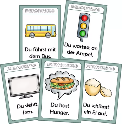 Bild in der Beschreibung des Unterrichtsmaterials Komplettpaket - Zeitformen - Präsens, Präteritum, Perfekt, Futur von Odd Bird & Company #7