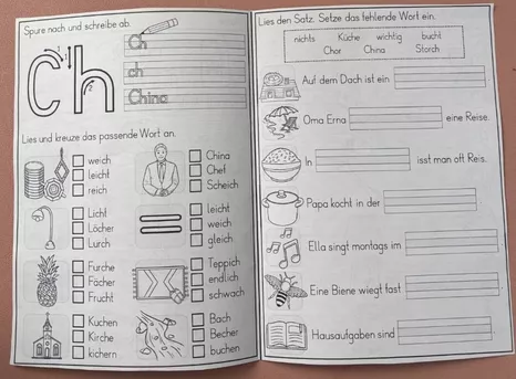 Bild in der Beschreibung des Unterrichtsmaterials XXL Komplettpaket - Schwierige Laute / Buchstaben mit Wimmelbildern & Lesespiele von Odd Bird & Company #3