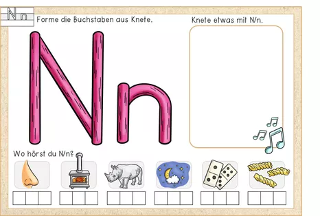 Bild in der Beschreibung des Unterrichtsmaterials Komplettpaket - Zahlen & Buchstaben einführen und kneten im Anfangsunterricht von Odd Bird & Company #2