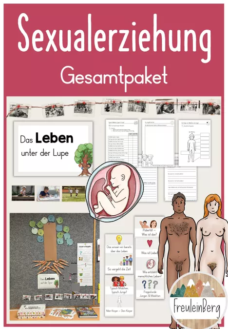 Bild in der Beschreibung des Unterrichtsmaterials Sexualunterricht - Sexualerziehung - GESAMTPAKET - Klasse 4 (inkl. Stundenentwürfe) von FreuleinBerg #2