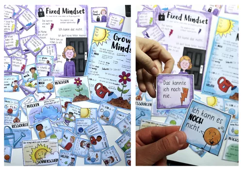 Bild in der Beschreibung des Unterrichtsmaterials Growth Mindset 🌱 Wachstumsdenken - PAKET 1 Schule / zu Hause von Doodleteacher #2