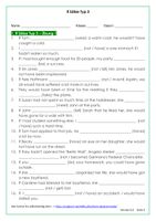 if-Sätze / if-clauses Typ 3 - Arbeitsblätter mit Lösungen – Unterrichtsmaterial im Fach Englisch