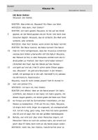 Woyzeck beim Doktor - Szenenanalyse - Klausur mit EHZ - Georg Büchner ...