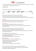 Hörverstehen / Listening Aufgaben zur Dokumentation 13th – Unterrichtsmaterial im Fach Englisch