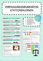 Stationenlernen Verfassungsgrundsätze Art. 20 GG – Unterrichtsmaterial