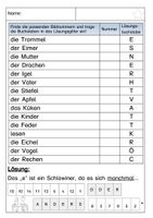 Lesespaziergang: Schlawiner-e (Endungen -er, -en, -el ...