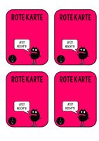 Klassenregeln | gelbe & rote Karte bei Störung des Unterrichts Klassenregeln | gelbe & rote Karte bei Störung des Unterrichts