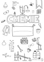 Chemie Deckblatt Heftumschlag Mit Beschriftungsfeld Unterrichtsmaterial Im Fach Chemie Chemie Deckblatt